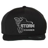 Storm Chaser Cool Electric Lightning Tornado Weather Wool Snapback Cap