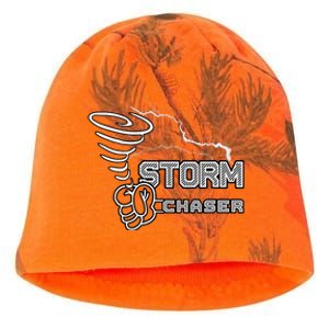 Storm Chaser Cool Electric Lightning Tornado Weather Kati - Camo Knit Beanie