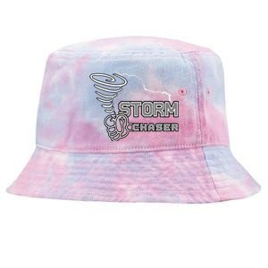 Storm Chaser Cool Electric Lightning Tornado Weather Tie-Dyed Bucket Hat