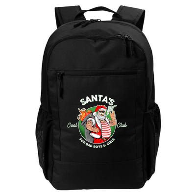 Santa's Coal Club For Bad Boys And Girls Backpack