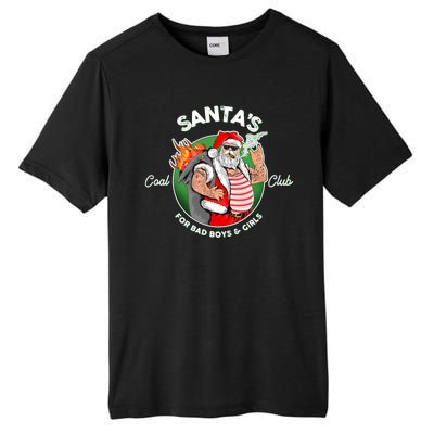 Santa's Coal Club For Bad Boys And Girls Tall Fusion ChromaSoft Performance T-Shirt