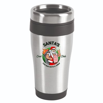 Santa's Coal Club For Bad Boys And Girls 16oz Travel Tumbler
