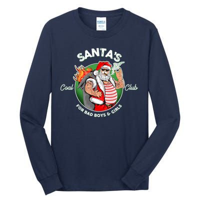 Santa's Coal Club For Bad Boys And Girls Tall Long Sleeve T-Shirt