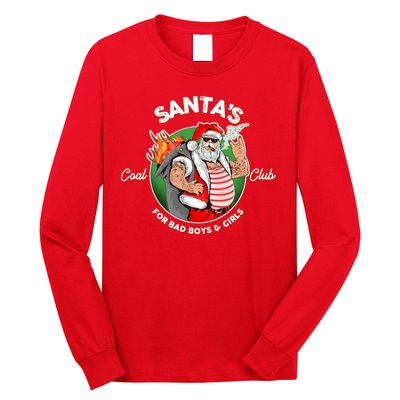 Santa's Coal Club For Bad Boys And Girls Long Sleeve Shirt