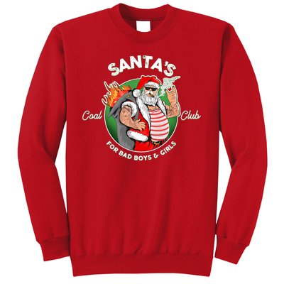 Santa's Coal Club For Bad Boys And Girls Sweatshirt