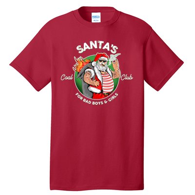 Santa's Coal Club For Bad Boys And Girls Tall T-Shirt