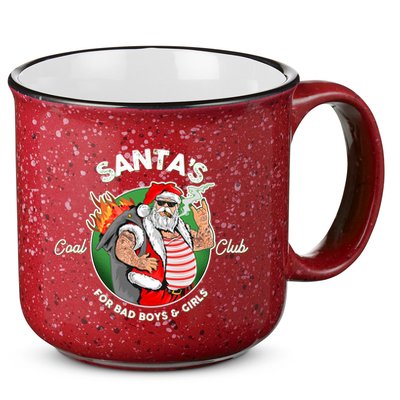 Santa's Coal Club For Bad Boys And Girls 15oz Campfire Ceramic Mug