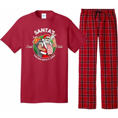 Santa's Coal Club For Bad Boys And Girls Pajama Set