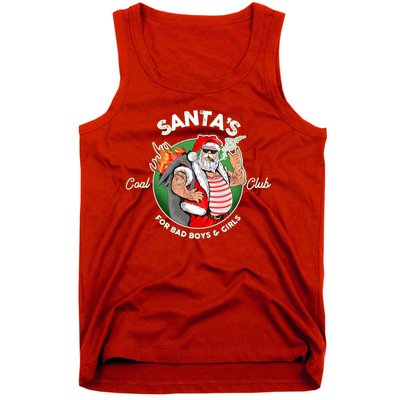 Santa's Coal Club For Bad Boys And Girls Tank Top