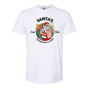 Santa's Coal Club For Bad Boys And Girls Softstyle CVC T-Shirt