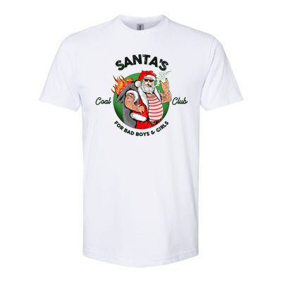 Santa's Coal Club For Bad Boys And Girls Softstyle CVC T-Shirt