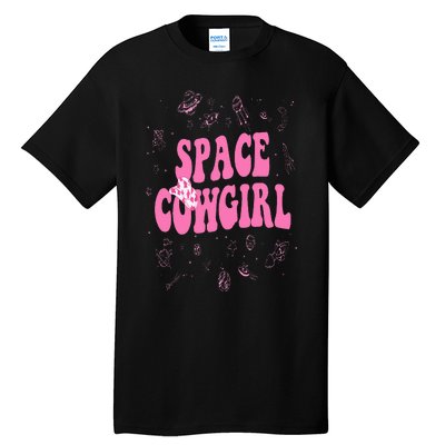 Space Cowgirl Costume For  Retro Groovy 70s Tall T-Shirt