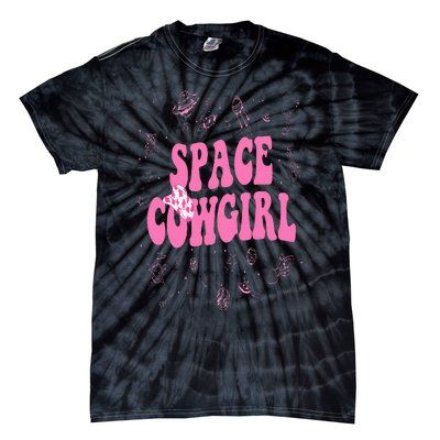 Space Cowgirl Costume For  Retro Groovy 70s Tie-Dye T-Shirt