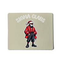 Sigma Claus Cool Santa Funny Christmas Rizz Rizzler Meme Mousepad