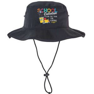 School Custodian Clear Trail Learning Janitor Appreciation Legacy Cool Fit Booney Bucket Hat