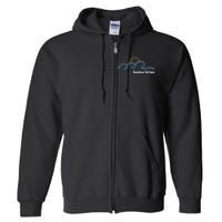 Santa Cruz California Ca Sufing Waves Sunset Beach Vintage Full Zip Hoodie