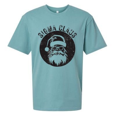 Sigma Claus Cool Santa Meme Rizzler Brainrot Christmas Sueded Cloud Jersey T-Shirt