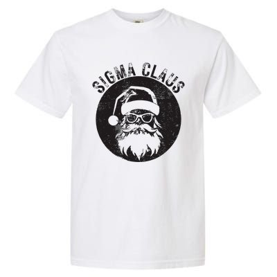 Sigma Claus Cool Santa Meme Rizzler Brainrot Christmas Garment-Dyed Heavyweight T-Shirt