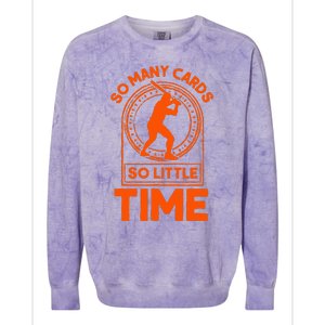 Sports Card Collector Colorblast Crewneck Sweatshirt