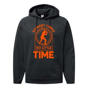 Sports Card Collector Performance Fleece Hoodie