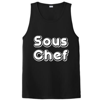 Sous Chef Cooking Kitchen Gift Restaurant Funny Cook Gift PosiCharge Competitor Tank