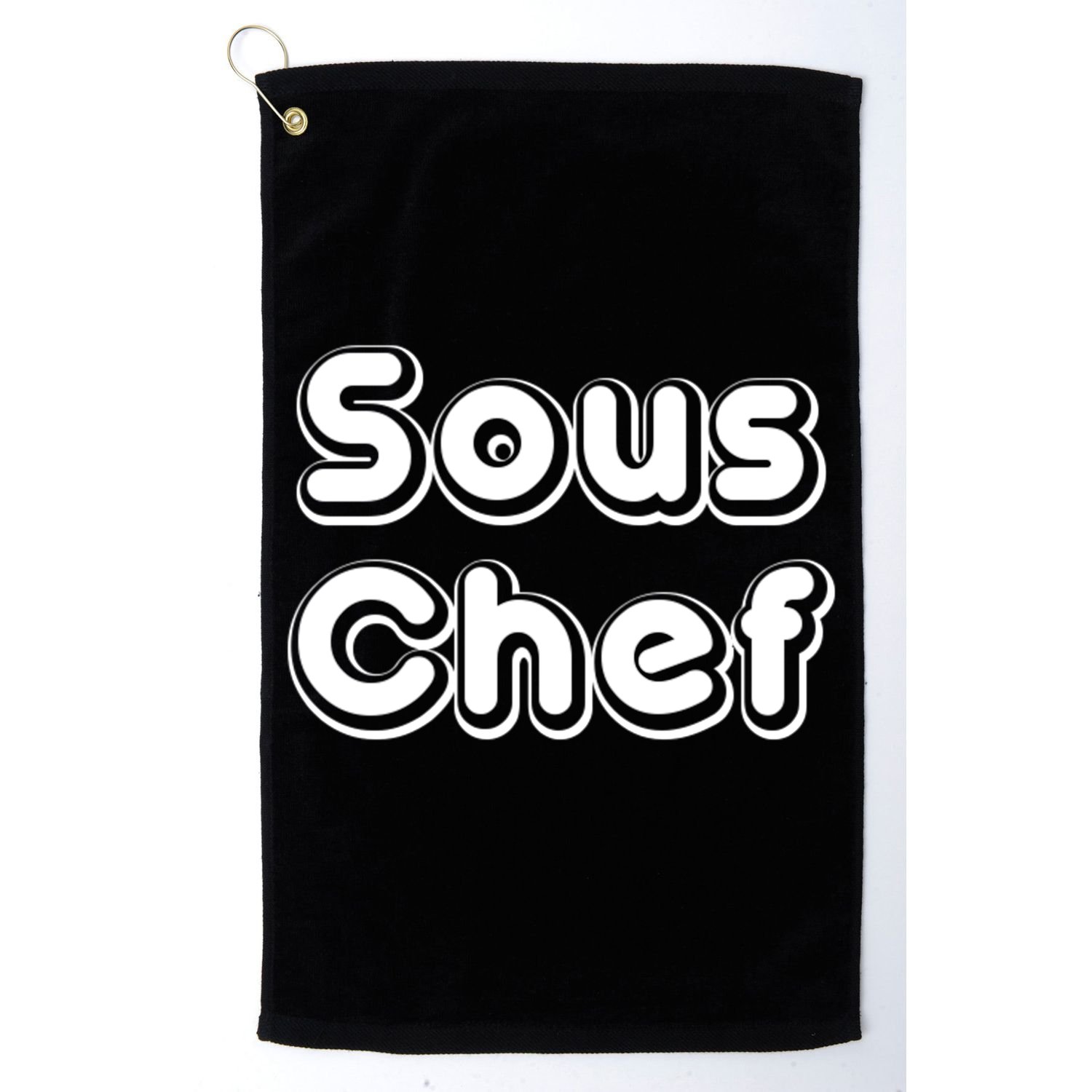 Sous Chef Cooking Kitchen Gift Restaurant Funny Cook Gift Golf Towel