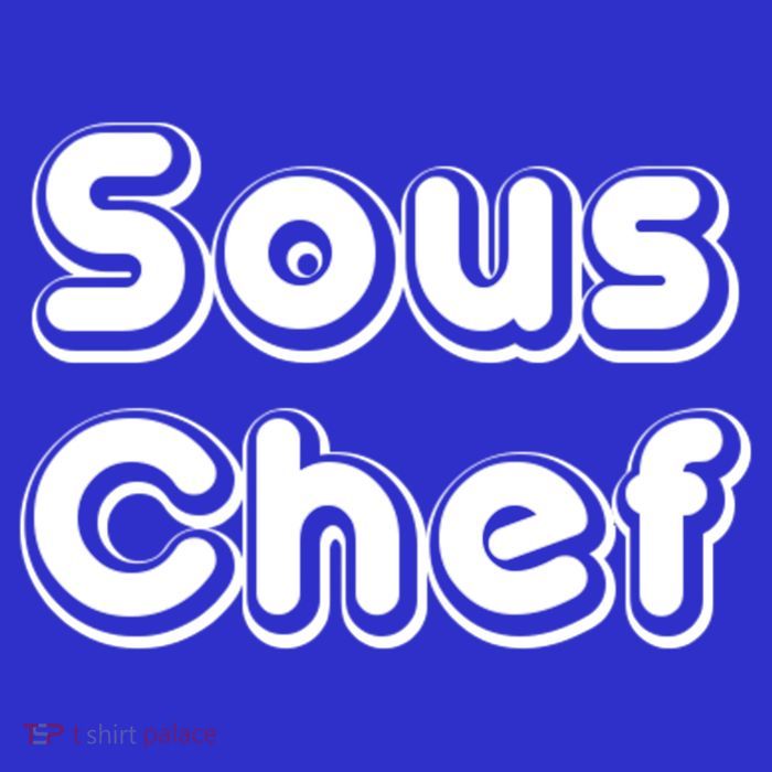 Sous Chef Cooking Kitchen Gift Restaurant Funny Cook Gift Premium T-Shirt