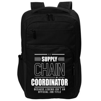 Supply Chain Coordinator Legend Job Title Impact Tech Backpack