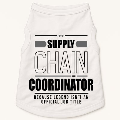 Supply Chain Coordinator Legend Job Title Doggie Tank