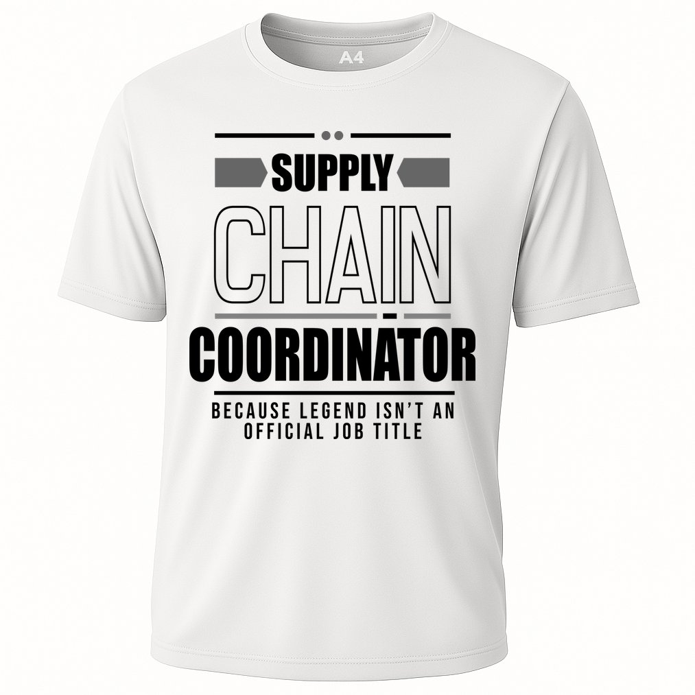 Supply Chain Coordinator Legend Job Title Performance Shirt