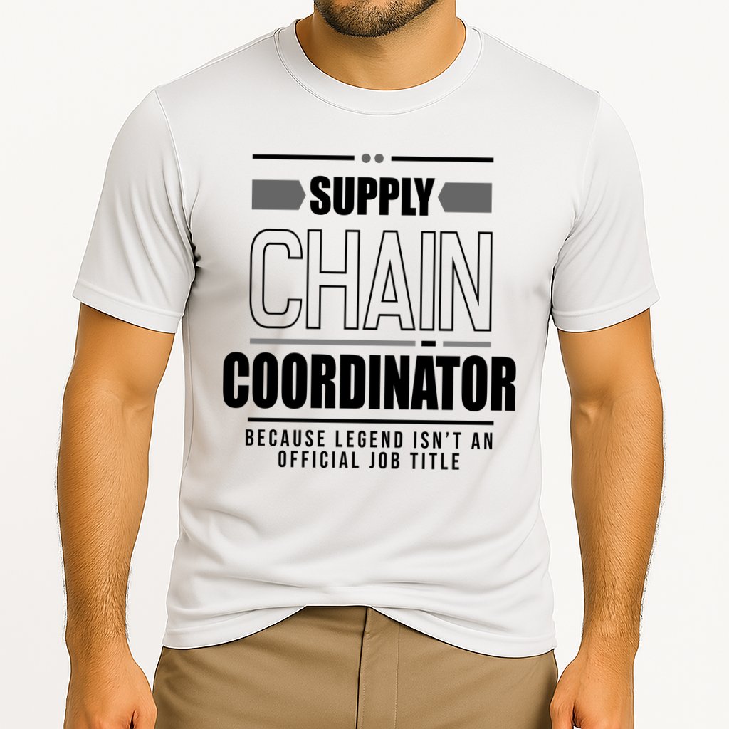 Supply Chain Coordinator Legend Job Title Performance Shirt
