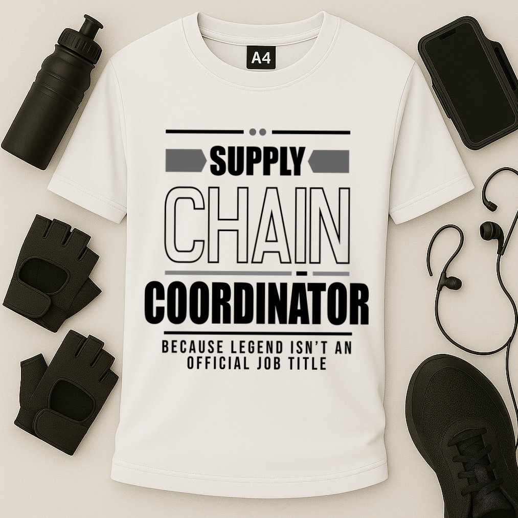 Supply Chain Coordinator Legend Job Title Performance Shirt