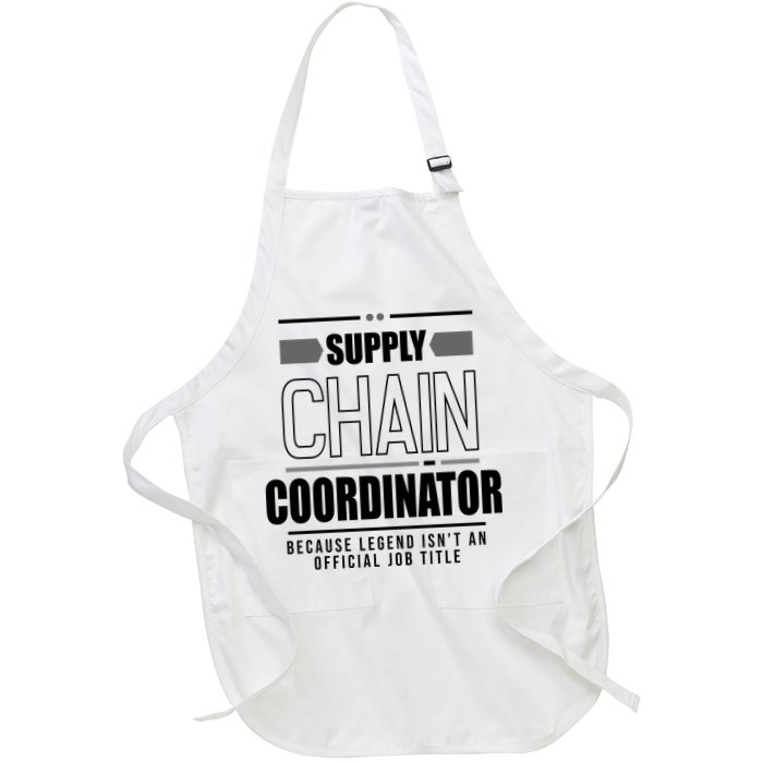 Supply Chain Coordinator Legend Job Title Apron
