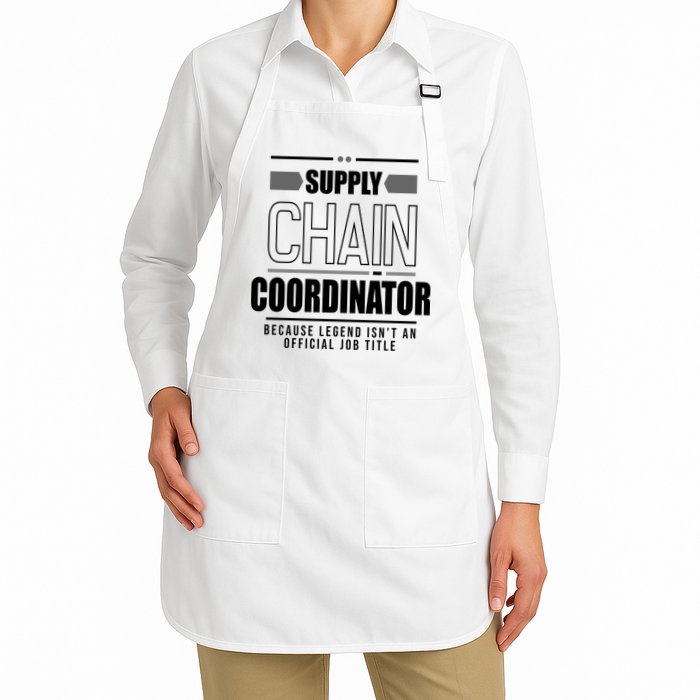 Supply Chain Coordinator Legend Job Title Apron