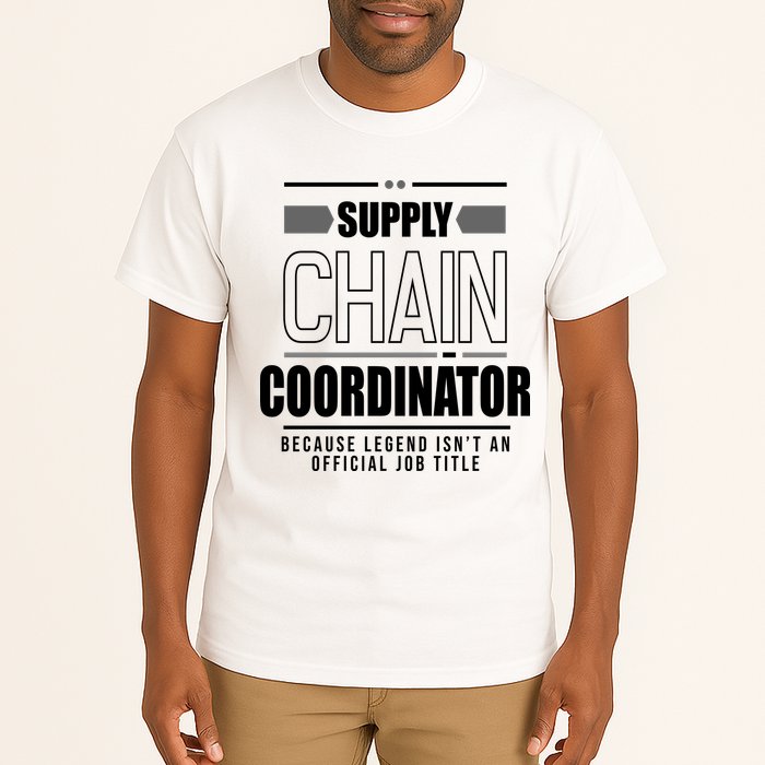 Supply Chain Coordinator Legend Job Title Tall T-Shirt