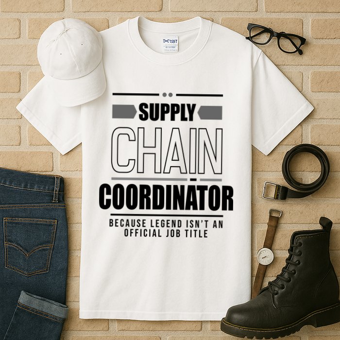 Supply Chain Coordinator Legend Job Title Tall T-Shirt