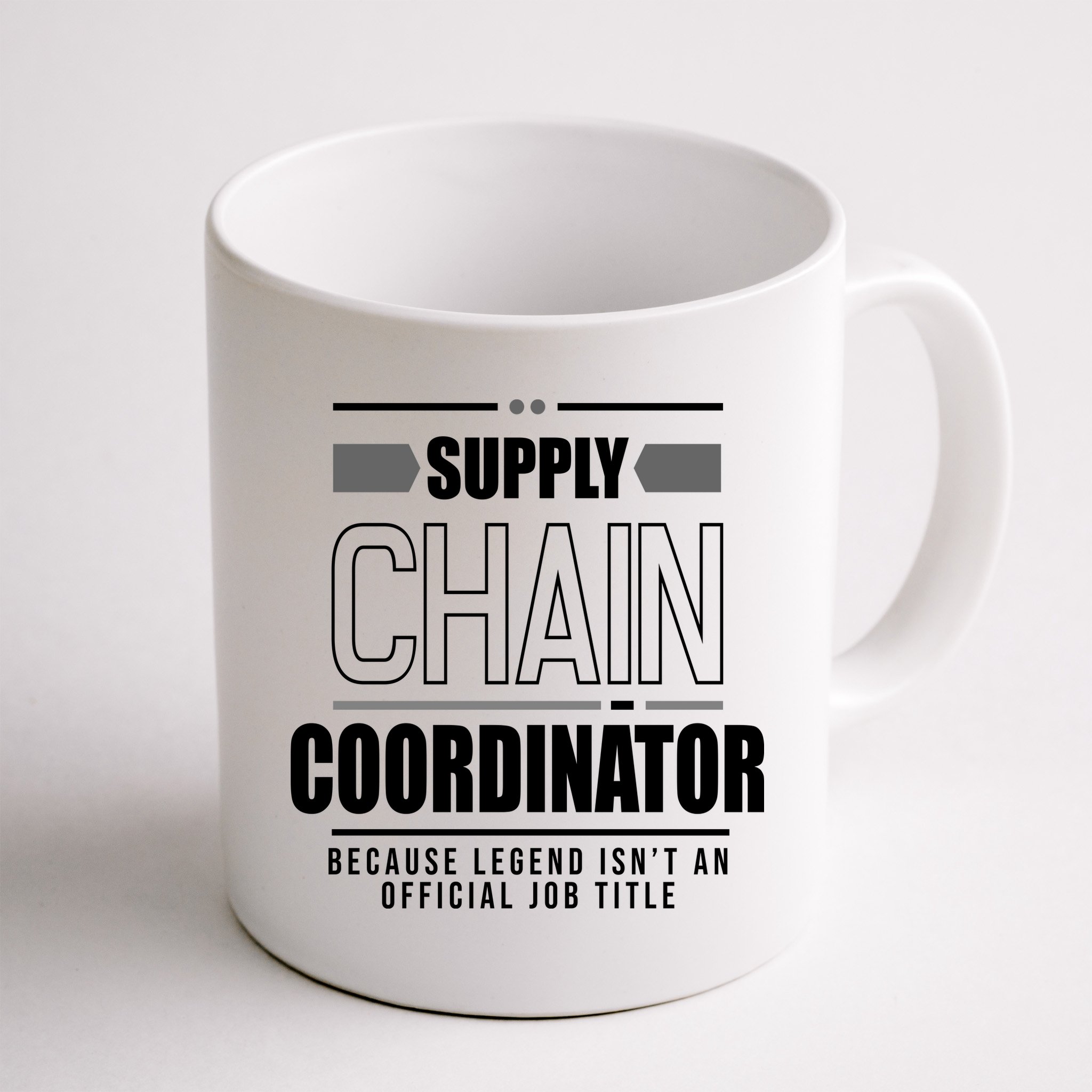 Supply Chain Coordinator Legend Job Title Mug