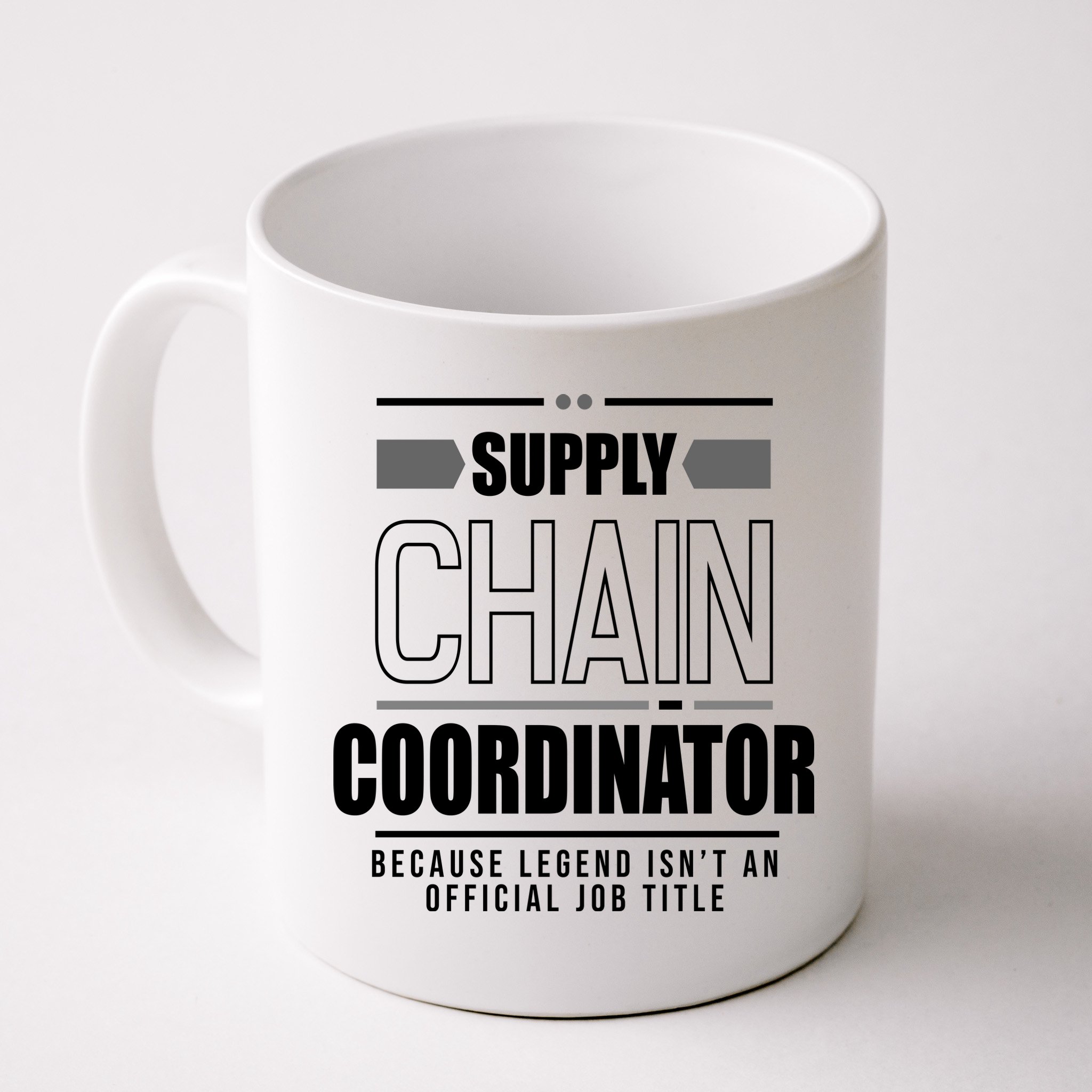 Supply Chain Coordinator Legend Job Title Mug