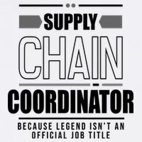 Supply Chain Coordinator Legend Job Title Flatbill Hat