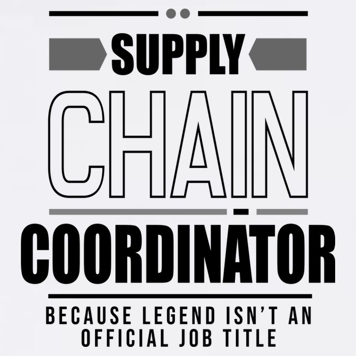 Supply Chain Coordinator Legend Job Title Flatbill Hat