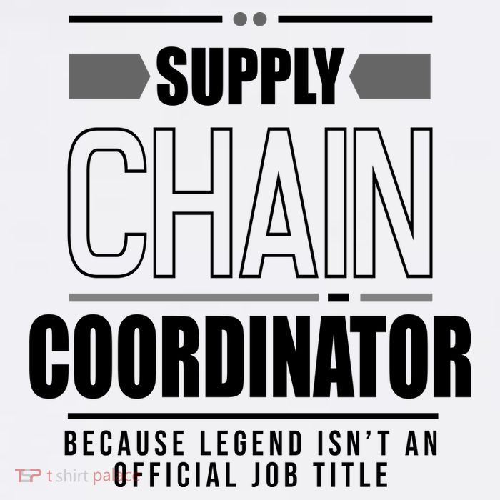 Supply Chain Coordinator Legend Job Title Poster