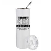 Supply Chain Coordinator Legend Job Title Stainless Steel Tumbler