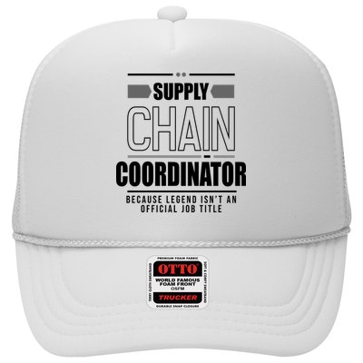 Supply Chain Coordinator Legend Job Title Trucker Hat