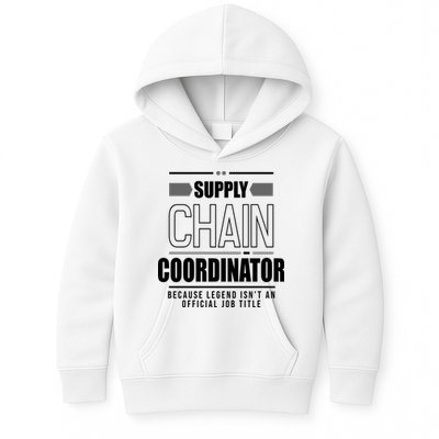 Supply Chain Coordinator Legend Job Title Kids Hoodie