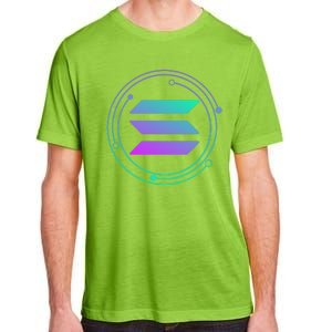 Solana Crypto Coin Currency Adult ChromaSoft Performance T-Shirt