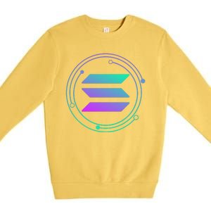 Solana Crypto Coin Currency Premium Crewneck Sweatshirt