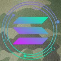 Solana Crypto Coin Currency Legacy Tie Dye Trucker Hat