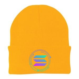 Solana Crypto Coin Currency Knit Cap Winter Beanie