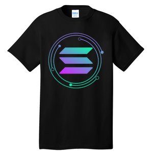 Solana Crypto Coin Currency Tall T-Shirt