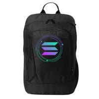 Solana Crypto Coin Currency City Backpack